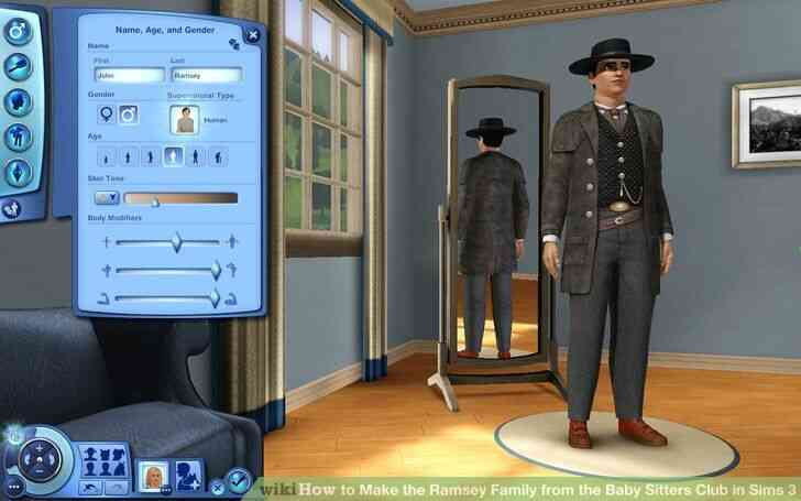 Image intitulée Faire Ramsey de la Famille de la des Baby Sitters Club dans les Sims 3 Étape 2